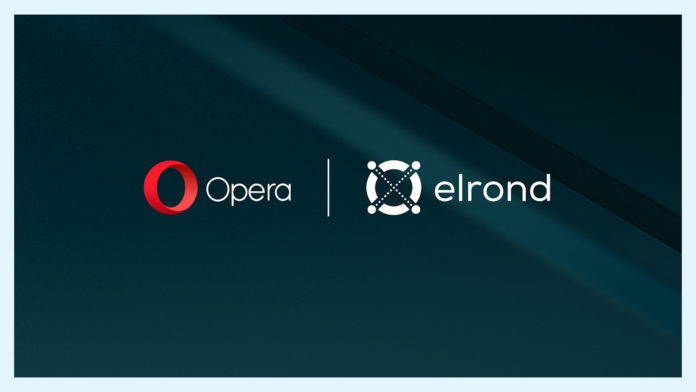 coinsharp: elrond s'associe avec Opera